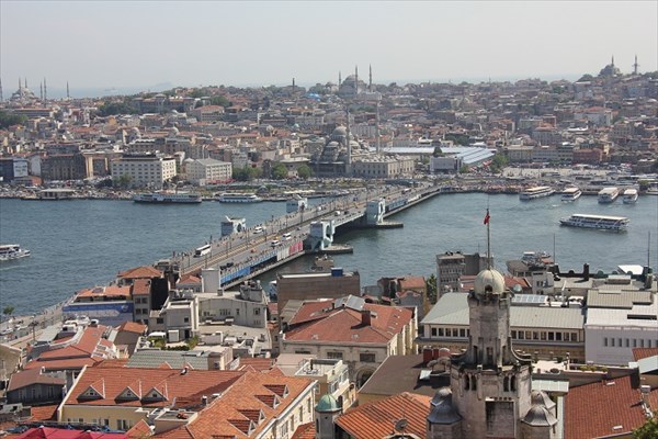 194-Вид на Стамбул, Галатский мост